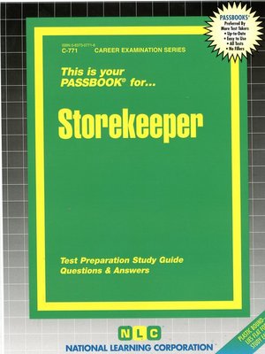 cover image of Storekeeper